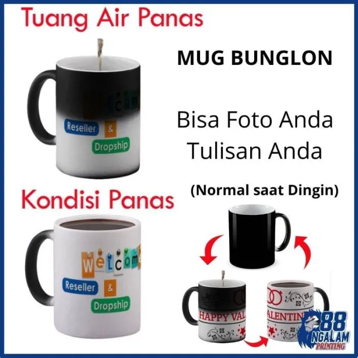 9 Jenis Mug Yang Paling Cocok Untuk Acara dan Branding Mug Bunglon