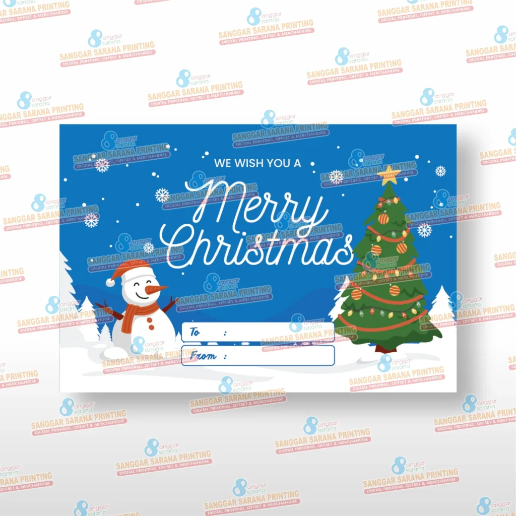 Ide Desain Kartu Ucapan Selamat Natal yang Kreatif dan Berkesan THANKS CARD NATAL BLUE min