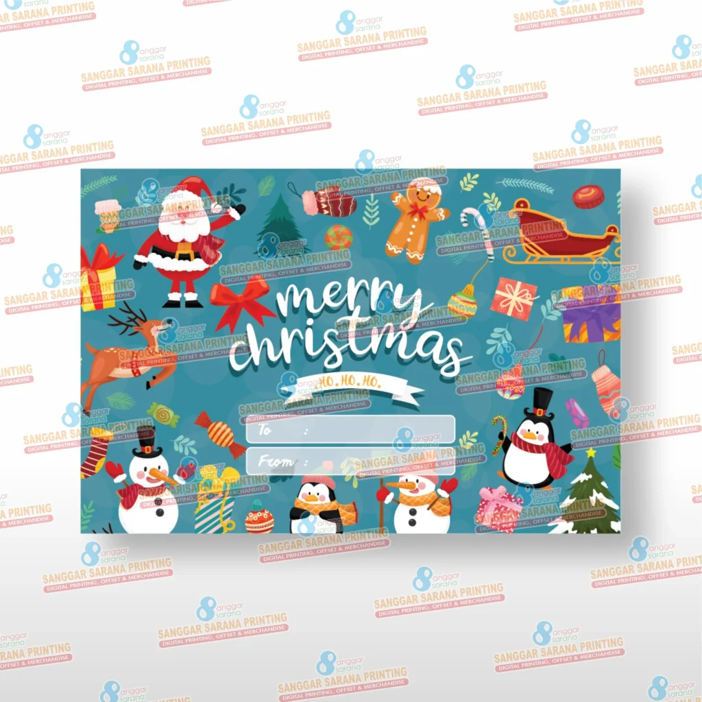 Ide Desain Kartu Ucapan Selamat Natal yang Kreatif dan Berkesan THANKS CARD NATAL CYAN B min