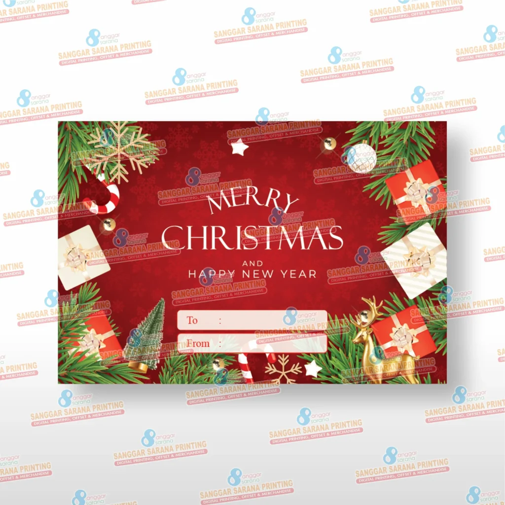Ide Desain Kartu Ucapan Selamat Natal yang Kreatif dan Berkesan THANKS CARD NATAL RED A min