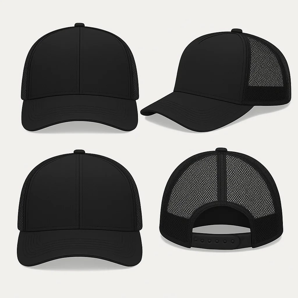 desain topi trucker