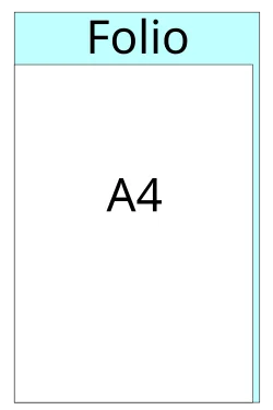 ukuran kertas folio 2