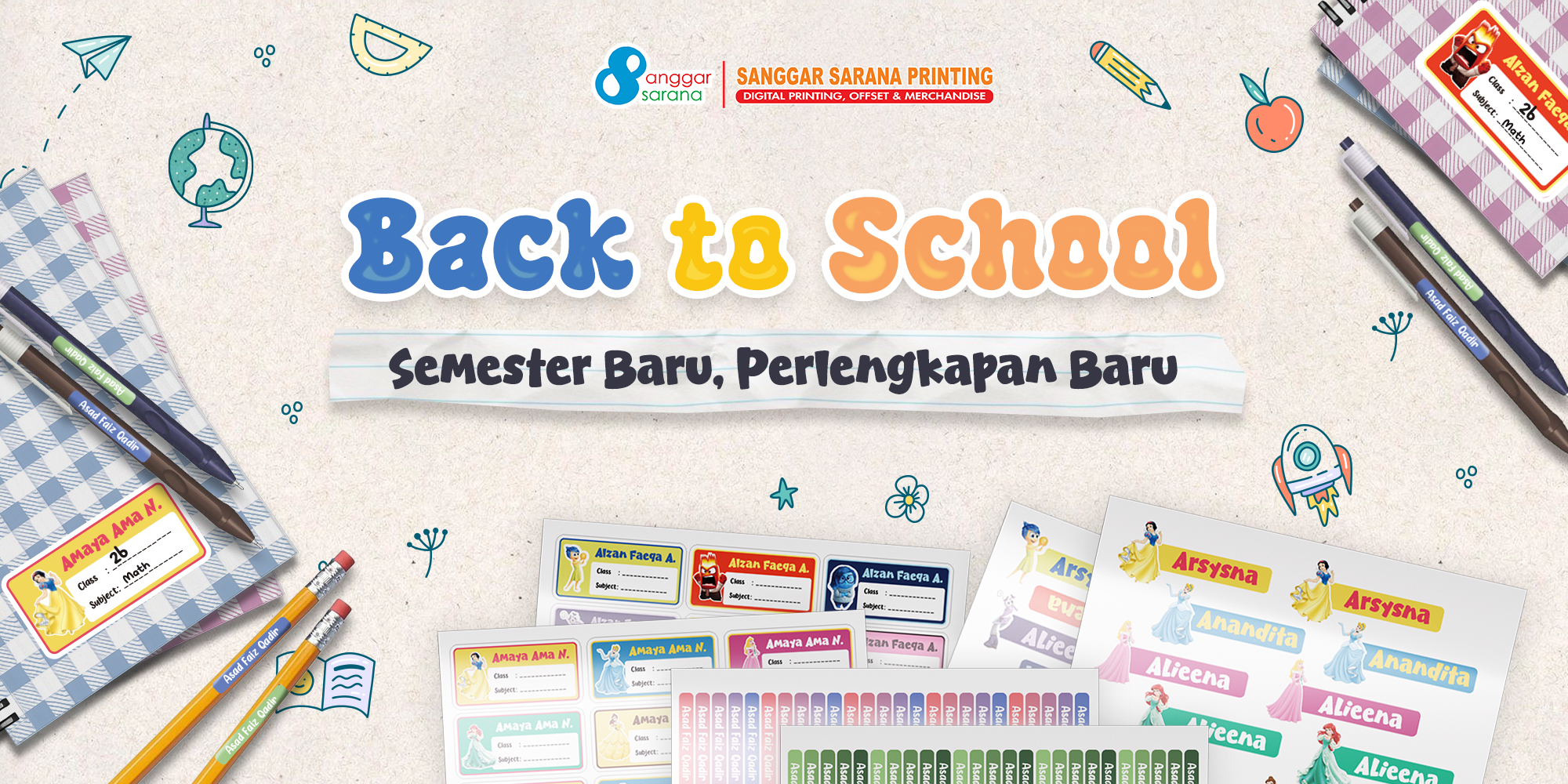 persiapan anak sekolah