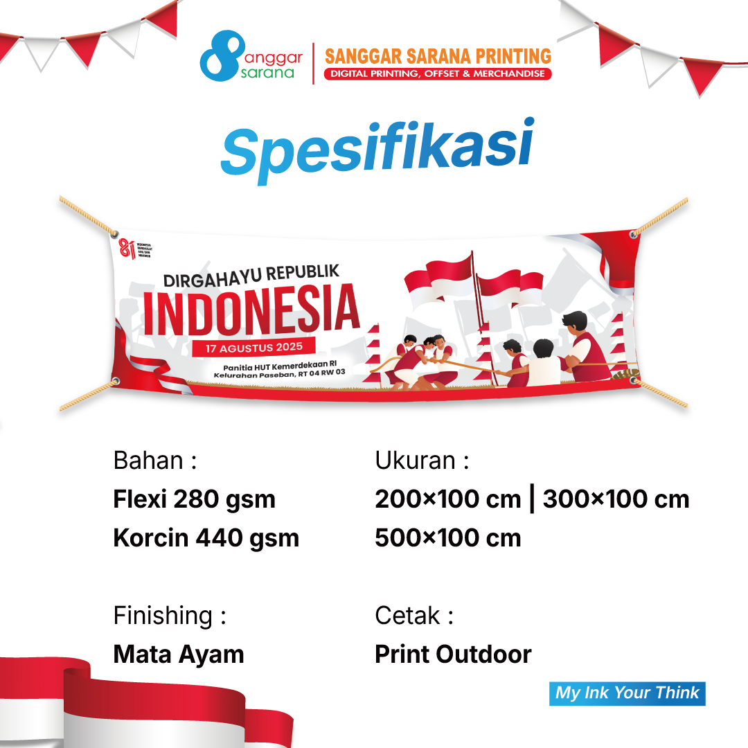 harga cetak spanduk kemerdekaan 17 agustus di sanggar sarana printing